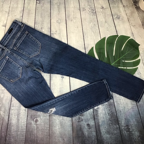Kut From The Kloth Distressed Boyfriend Jeans 0P - Picture 16 of 16